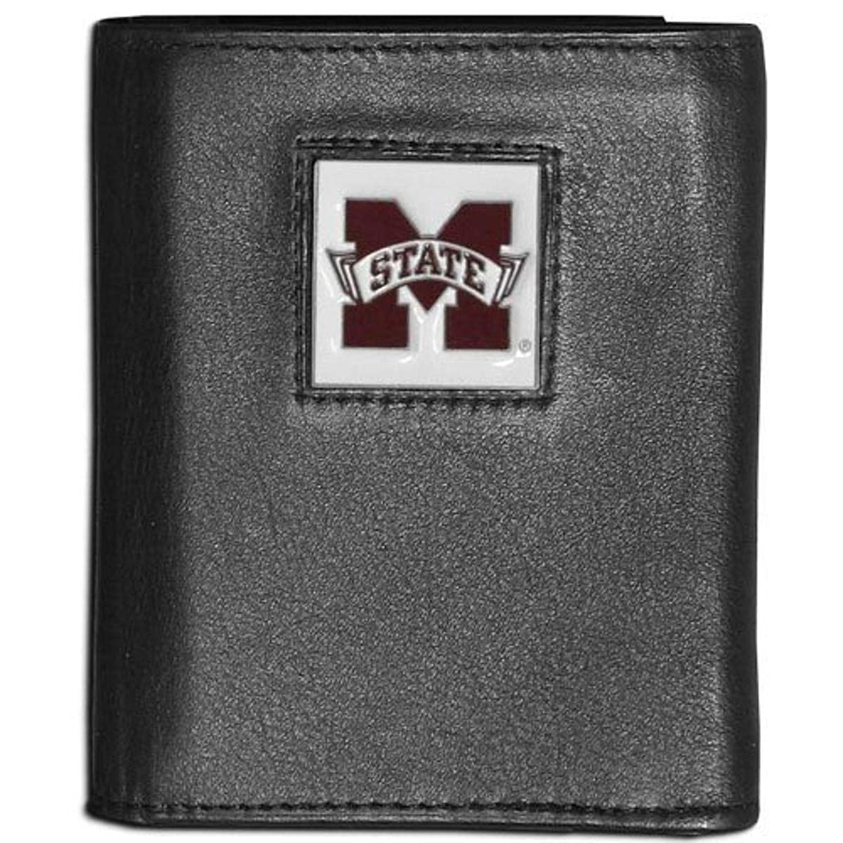 Siskiyou Sports NCAA Genuine Leather Tri-Fold Wallet for Men - Slim & Durable College Football & Basketball Fan Gift - Perfect for Game Day, Travel & Everyday Use
