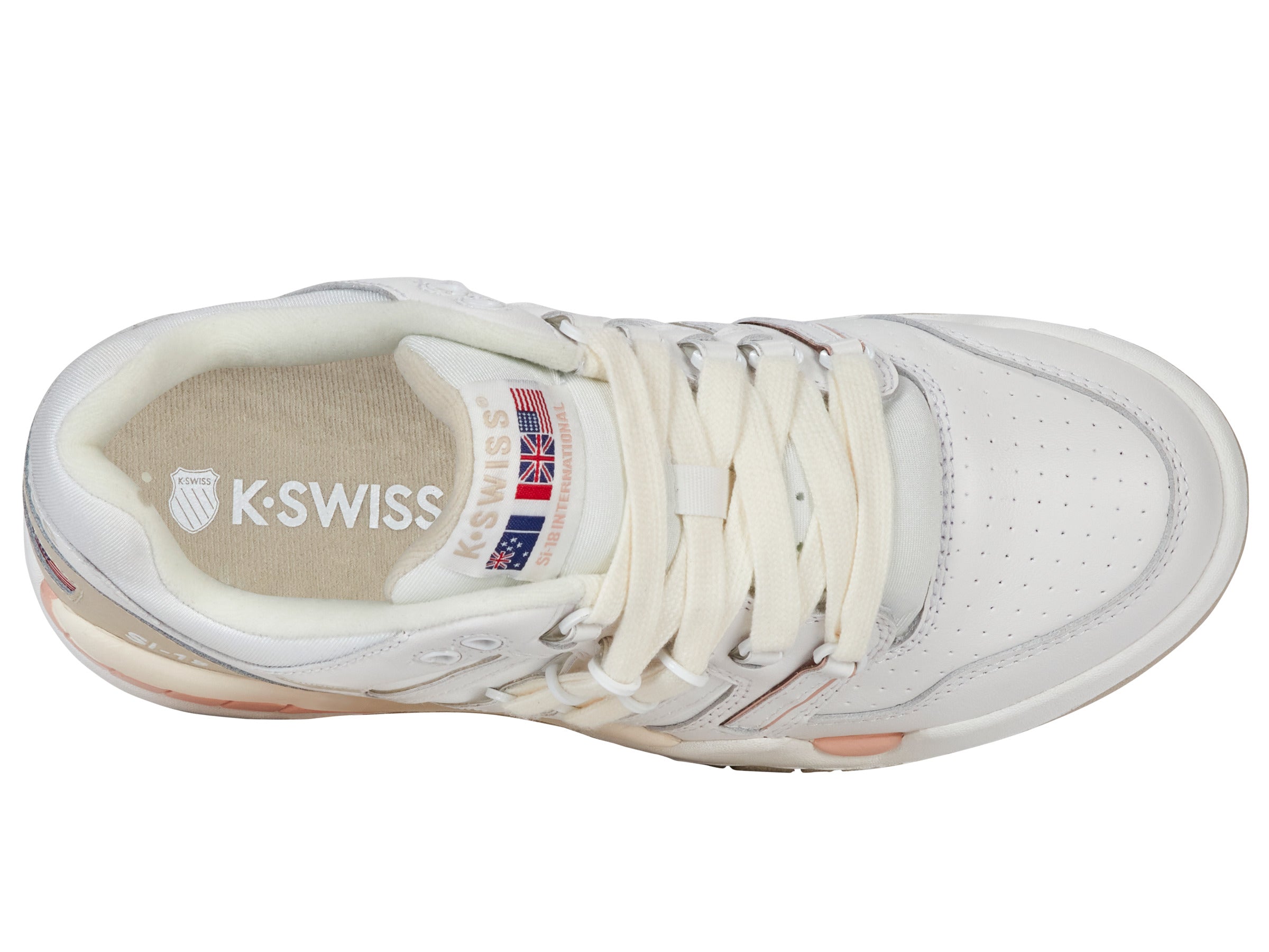 94440 122 M | SI 18 INTERNATIONAL C | BRILLIANT WHITE/OATMEAL/CAMEO ROSE - Perfect for Casual Wear, Office Outfits, and Special Occasions