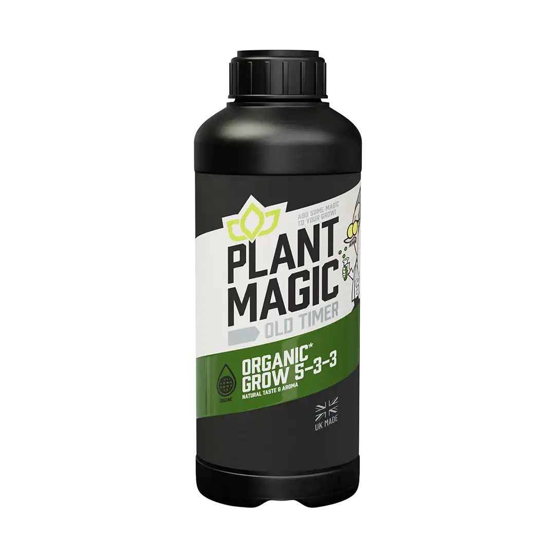 Organic Plant Magic Old Timer Grow - Premium Plant Nutrient for Indoor & Outdoor Gardening - Perfect for Vegetables, Herbs, and Flowers