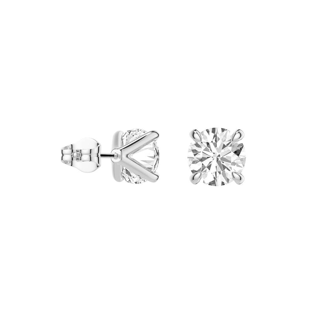 1 CT. Brilliant Cut Moissanite Stud Earrings for Women - Perfect for Weddings, Parties & Everyday Elegance