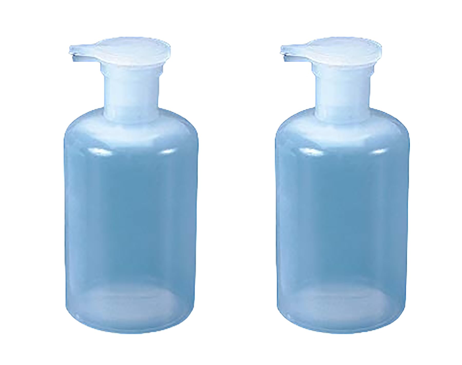 Imported Empty Plastic Squeezable Dropper Bottles 60ml (Pack of 2) - LDPE Eye Liquid Dropping Bottles for Essential Oils, Eyelash Serums & DIY Cosmetics | Reusable Travel-Friendly Containers