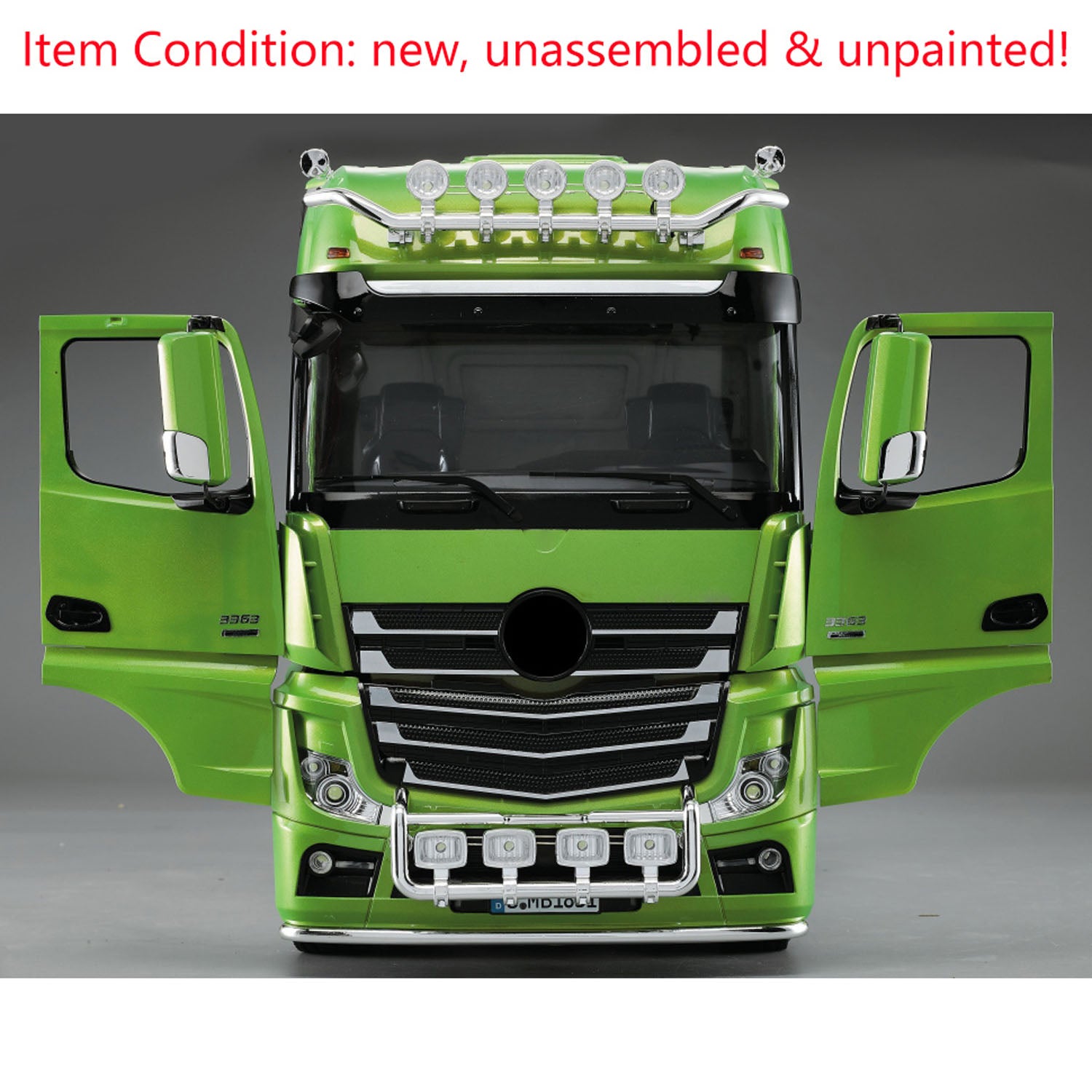 1/14 Scale Toucan Hobby 3363 6x4 Highline RC Tractor Truck - 3 Axle Radio Controlled DIY Electric Vehicle Kit for Adults & Hobbyists - Perfect for Off-Road Racing, Construction Site Play, and RC Model Collection