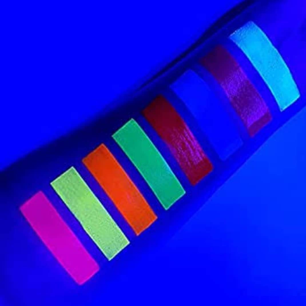 Neon UV Loose Powder Eyeshadow Dust Pigment - Vibrant Long-Lasting Makeup for Parties, Raves & Festival Looks