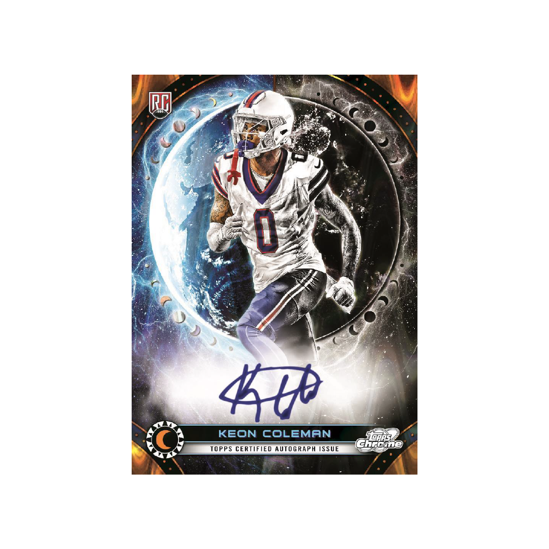 2024 Topps Cosmic Chrome Football Hobby Box - Premium Trading Cards Collection for Collectors & Fantasy Sports Fans