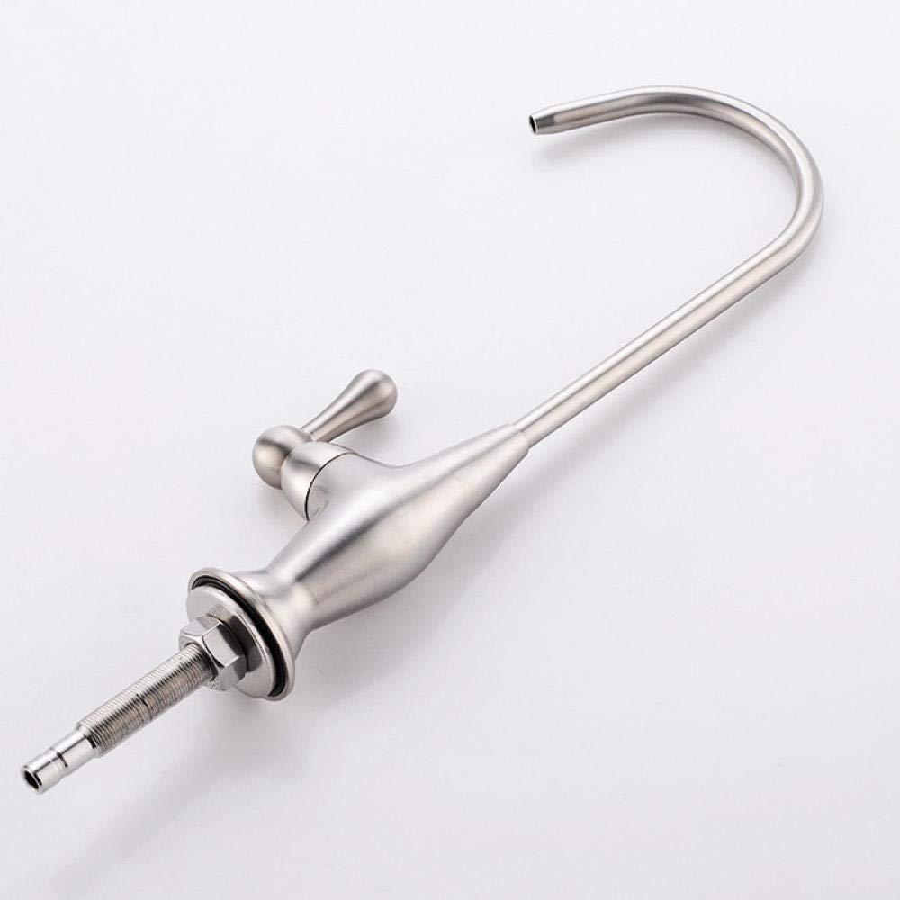 304 Stainless Steel Water Filter Faucet with Brushed Finish - Reverse Osmosis System Drinking Water Tap for Kitchen Sink | Perfect for Clean Drinking Water & RO Filtration Systems