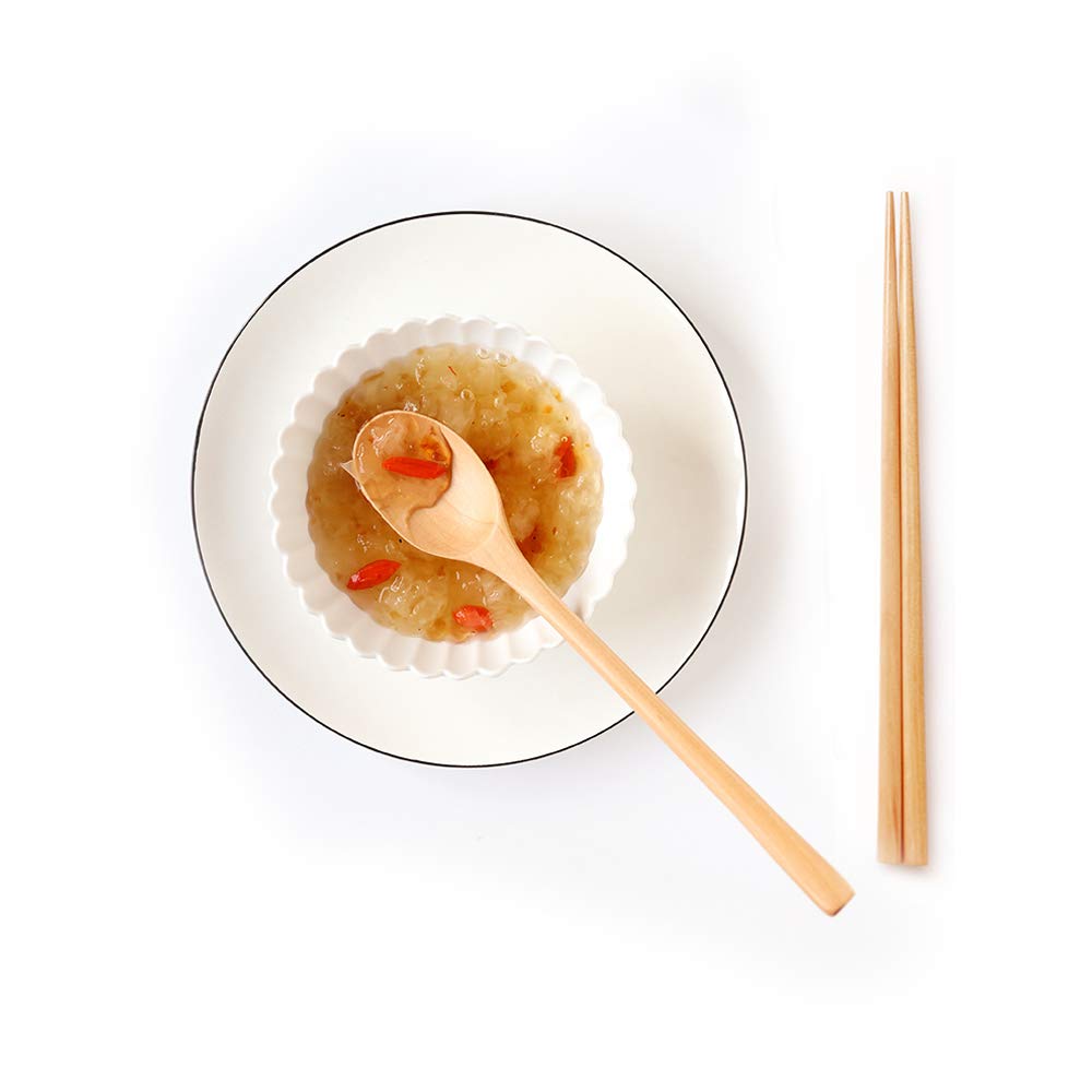 Premium 2-Pack Wooden Chopsticks Set - Korean Style Dining Chopsticks for Sushi, Ramen & Asian Cuisine - 10-Piece Dinnerware Combo - Eco-Friendly & Durable for Home, Restaurants & Gifts