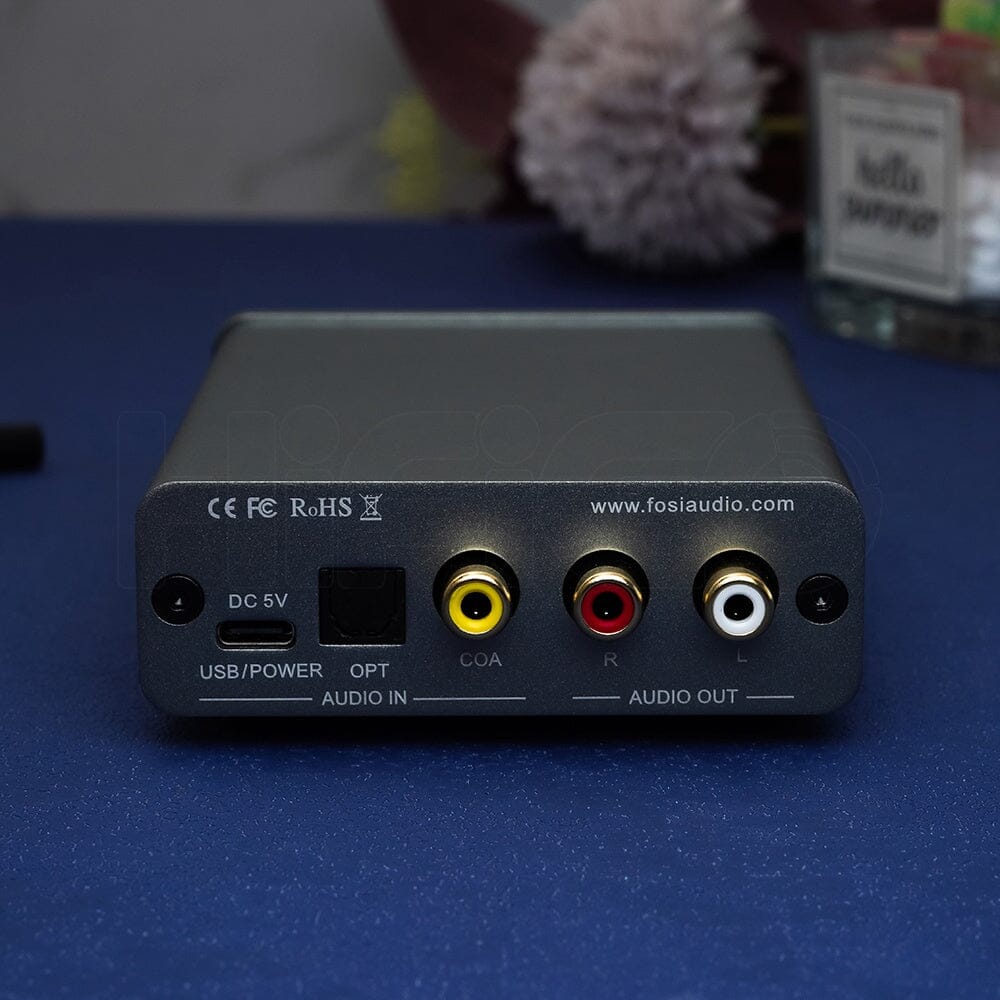 Fosi Audio K5 PRO Mini Stereo Gaming DAC & Headphone Amplifier - High-Resolution Audio for PC, PS5, Xbox, and Mobile Gaming - Perfect for Competitive Gamers and Audiophiles