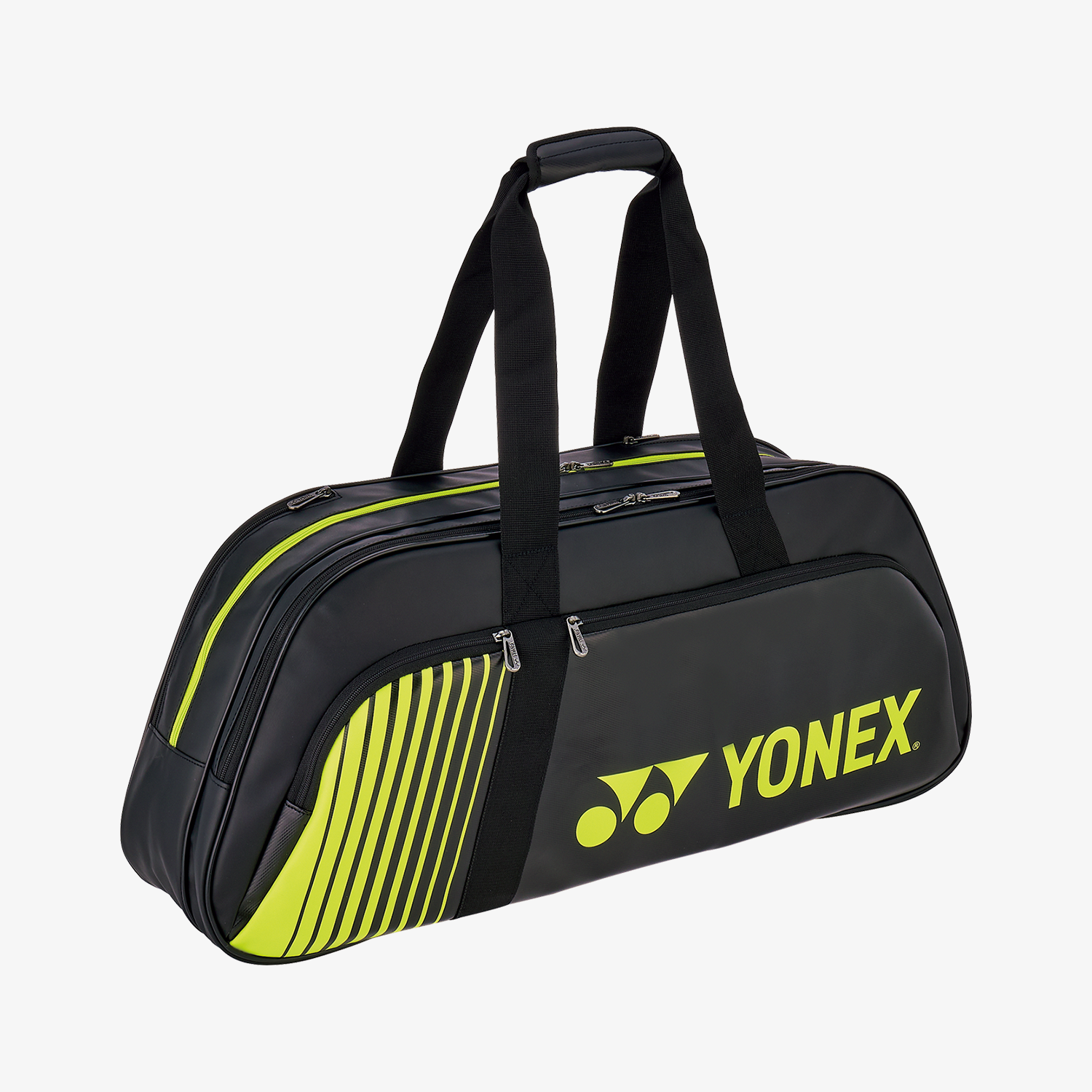 Yonex BAG82431WBKLG Active Tournament Tennis Badminton Sports Bag (Black/Lime Green) - Perfect for Tennis, Badminton & Gym Equipment Storage