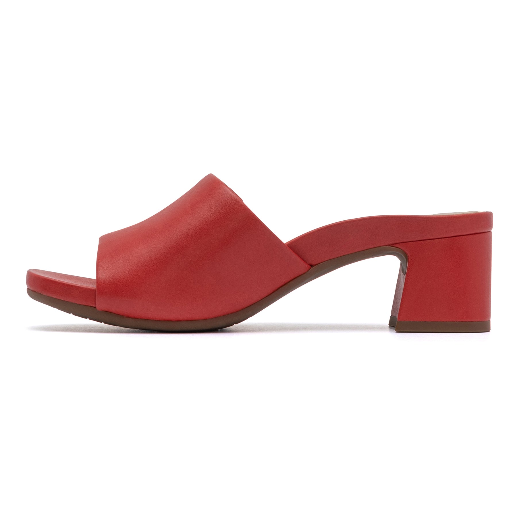 Abeo Avenue Slide Red - Comfortable Women's Slip-On Shoes for Casual Wear, Walking & Everyday Use