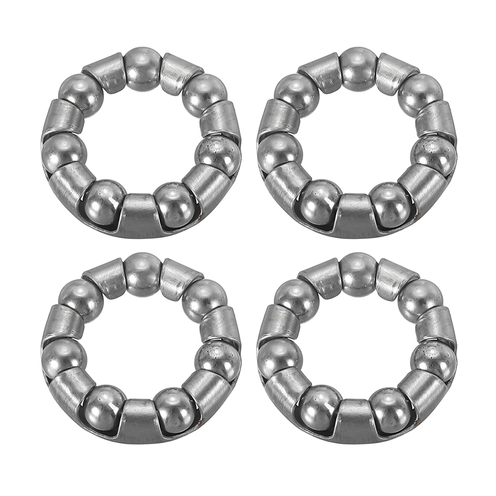 PATIKIL Stainless Steel Bike Ball Crank Bearing - Durable Bicycle Bearings Replacement for Front & Rear Wheels | Bike Parts Repair Accessories for Mountain, Road & Commuter Bicycles