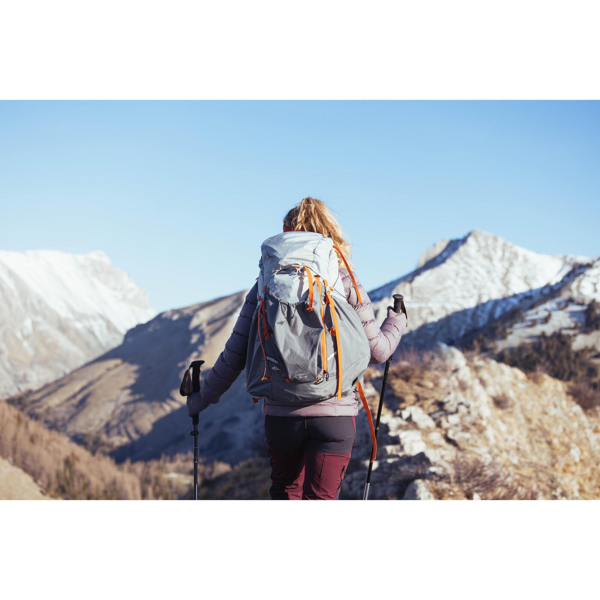 Forclaz Women's Ultralight Backpacking Backpack 45+10L MT900 UL - Lightweight Hiking Pack for Women, Perfect for Long-Distance Trekking & Outdoor Adventures