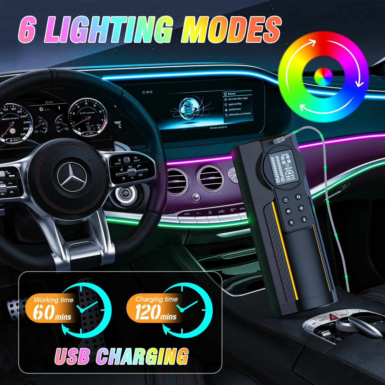 Electric Automatic Male Masturbator - 10 Thrusting & 10 Vibrating Modes Sex Toy for Men with LCD Display, Rechargeable Adult Toy, Realistic Pocket Pussy Stimulator (Black) - Perfect for Solo Play, Discreet Use at Home or Travel