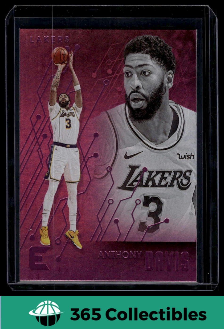 2019-20 Panini Chronicles Anthony Davis Pink #232 Basketball Card - Los Angeles Lakers NBA Collectible for Fans & Memorabilia Enthusiasts - Perfect for Trading, Display, and Gifts