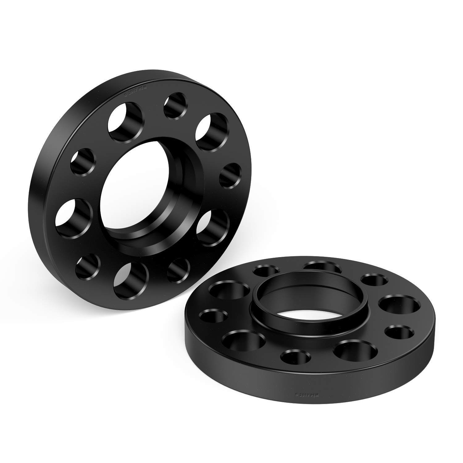 2PCS 15mm 5x120 Hubcentric Wheel Spacers for 1996-2003 BMW 525i 528i 530i 540i M5 (74.1mm Bore) - Black E39 Wheel Spacers - Improve Stance & Clearance for Performance or Custom Wheels
