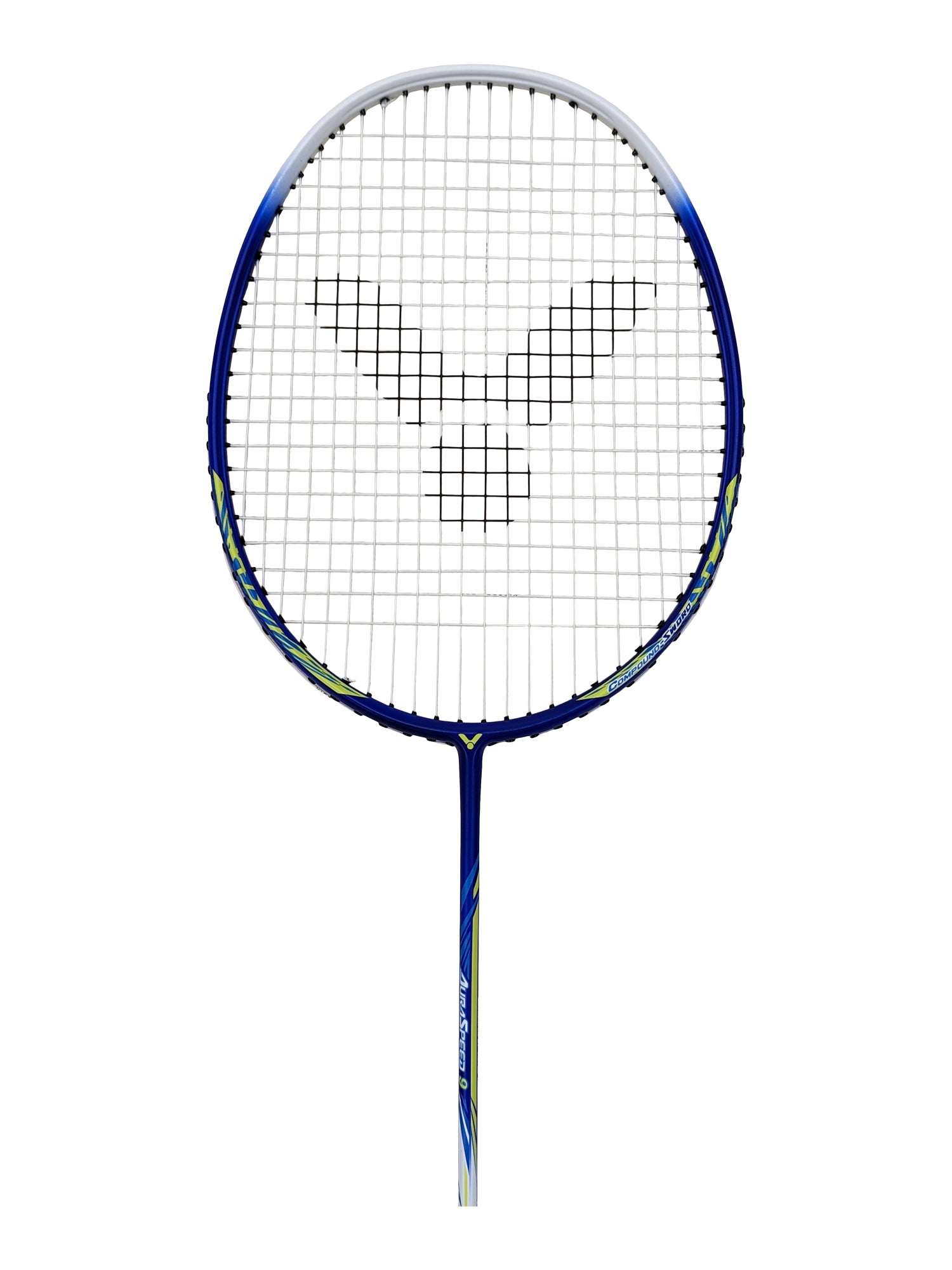 Victor Auraspeed 9F Badminton Racket - Lightweight Carbon Fiber Shuttlecock Racket for Professional & Recreational Players - Perfect for Tournaments, Training & Backyard Games