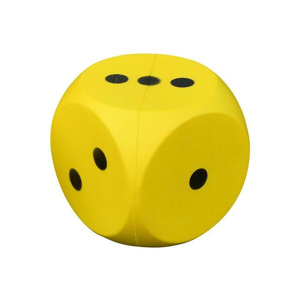 Colorful Soft Foam Dice Set - Safe & Quiet for Kids, Classroom Games, Math Learning, and Party Activities - 6-Piece Pack