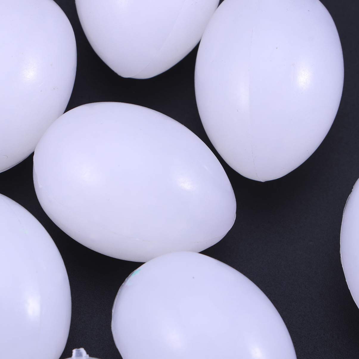 Balacoo 10pcs Small Bird Toys - Fake Pigeon Eggs for Training & Nesting, Solid White Bird Laying Eggs Supplies, Funny Toddler Toys & Birdcage Decor - Perfect for Pigeon Breeding, Bird Training, and Kids Pretend Play