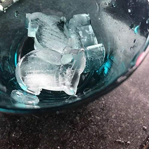Cat Shaped Silicone Ice Cube Tray & Treat Mold - Fun Kitty Ice Cubes for Drinks & Baking - Perfect Cat Lover Gift for Birthday, Christmas, Mother's Day, Father's Day - 2 Pack - Great for Cocktail Parties, DIY Desserts & Pet Treats