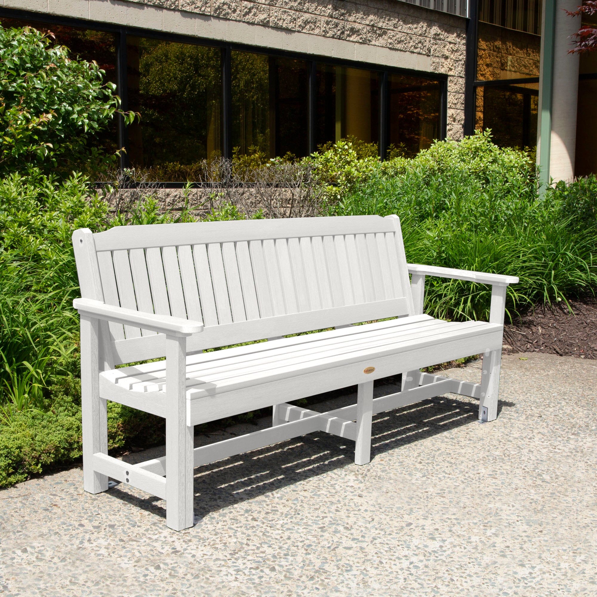 6ft Lehigh Garden Bench - Outdoor Patio Furniture for Backyard, Porch, or Garden Seating - Weather-Resistant & Durable