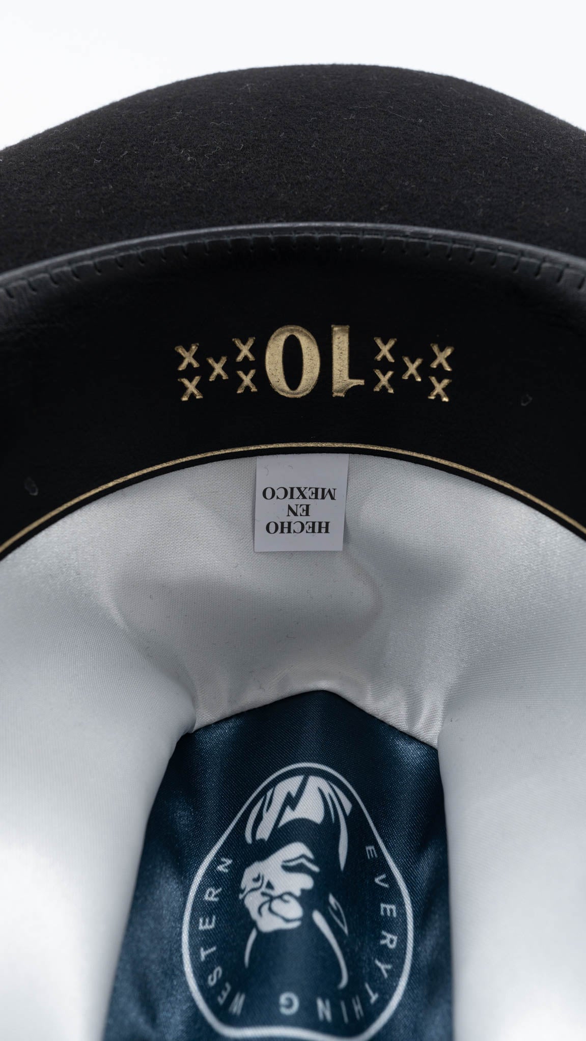 Rock'em 10X Johnson Premium Felt Cowboy Hat for Men - Western Style Rancher Hat for Outdoor, Rodeo, and Country Music Events