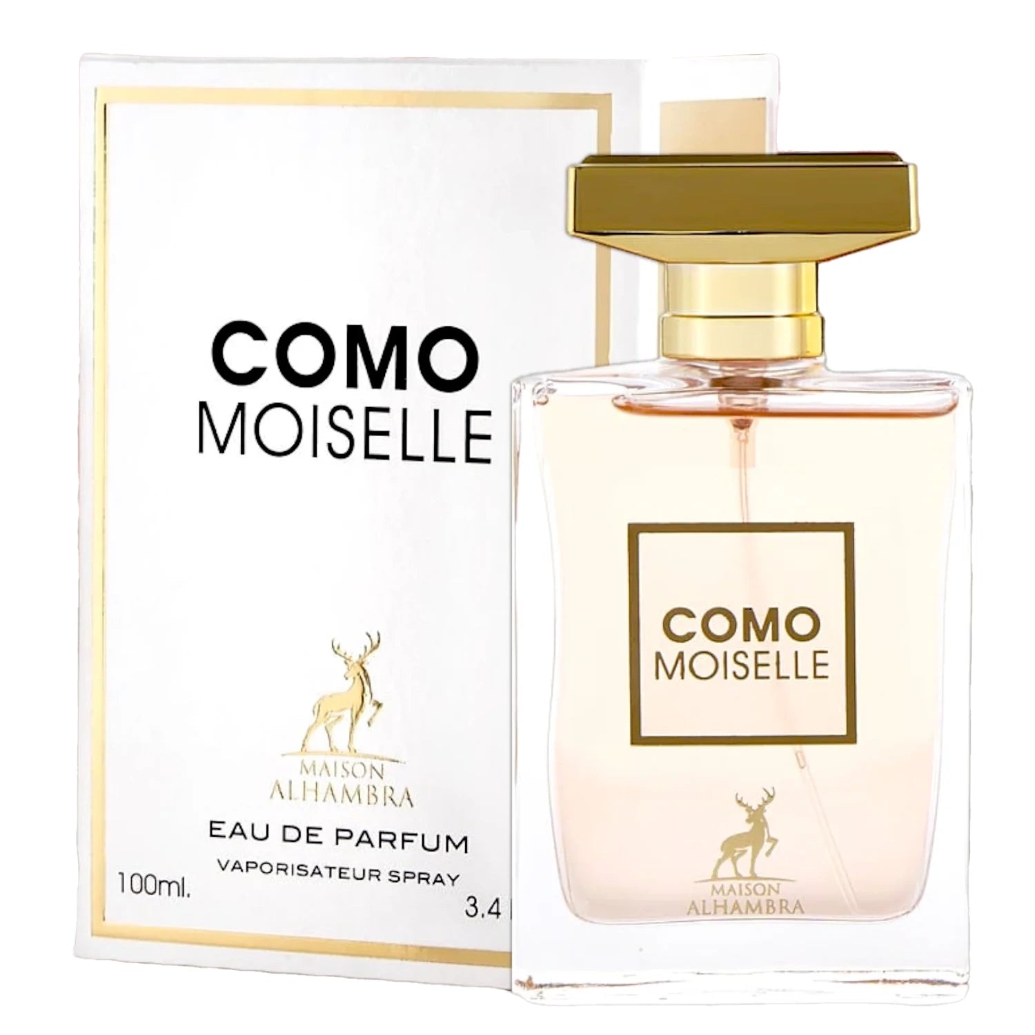 Como Moiselle 3.4 oz Eau de Parfum Unisex Fragrance for Men & Women - Perfect for Date Night, Office & Special Occasions