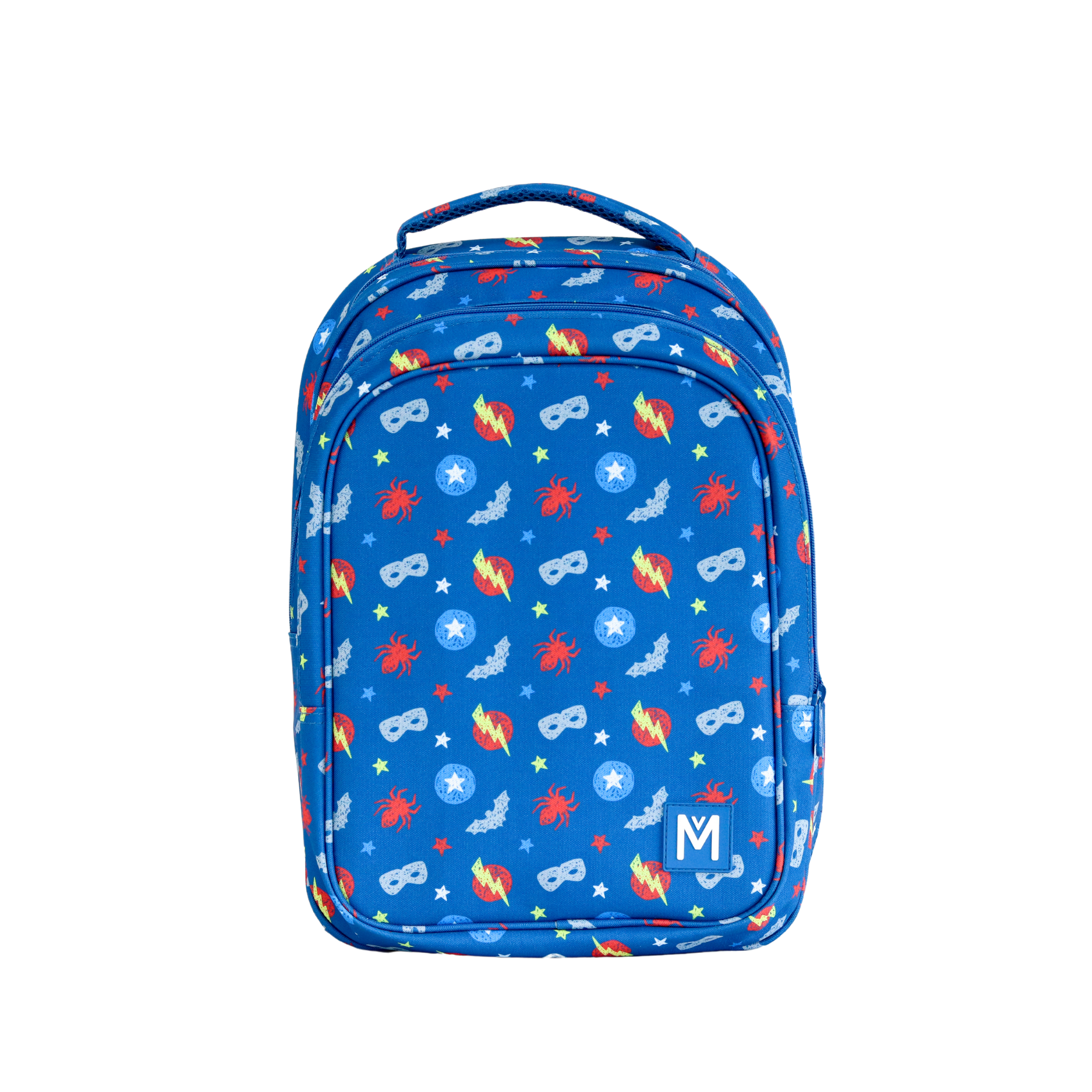 Montii.Co Junior Backpack for Kids - Lightweight Superhero School Backpack with Adjustable Straps, Durable Bookbag for Boys & Girls - Perfect for School, Travel & Daily Use