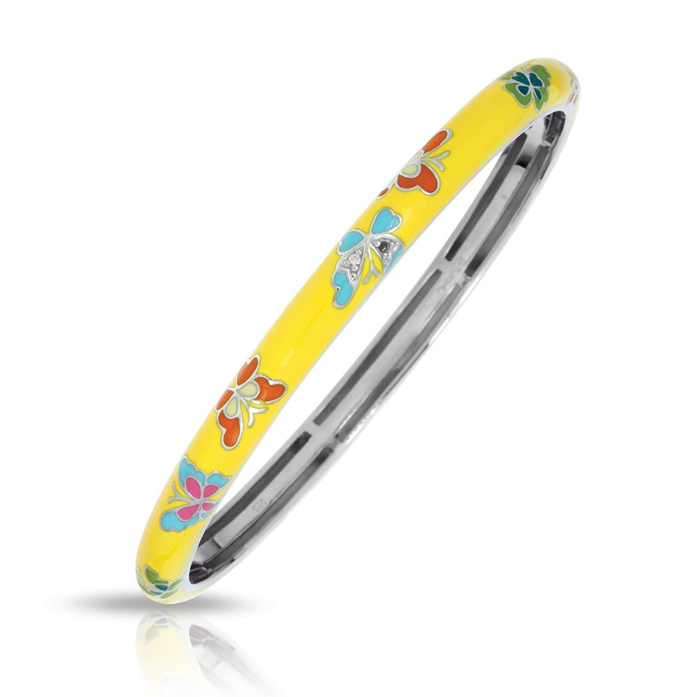 Elegant Butterfly Bangle Bracelet for Women - Sterling Silver Adjustable Charm Jewelry Gift for Her - Perfect for Parties, Weddings & Everyday Wear