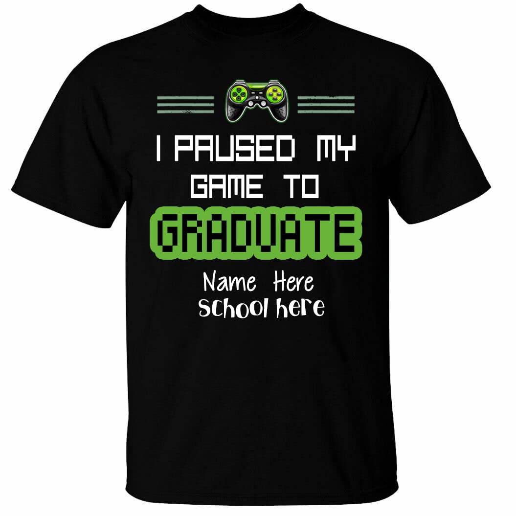 Custom Class of 2022 Graduation T-Shirt for Men - Personalized 2022 Graduation Gift - Perfect for Graduation Parties & Alumni Reunions