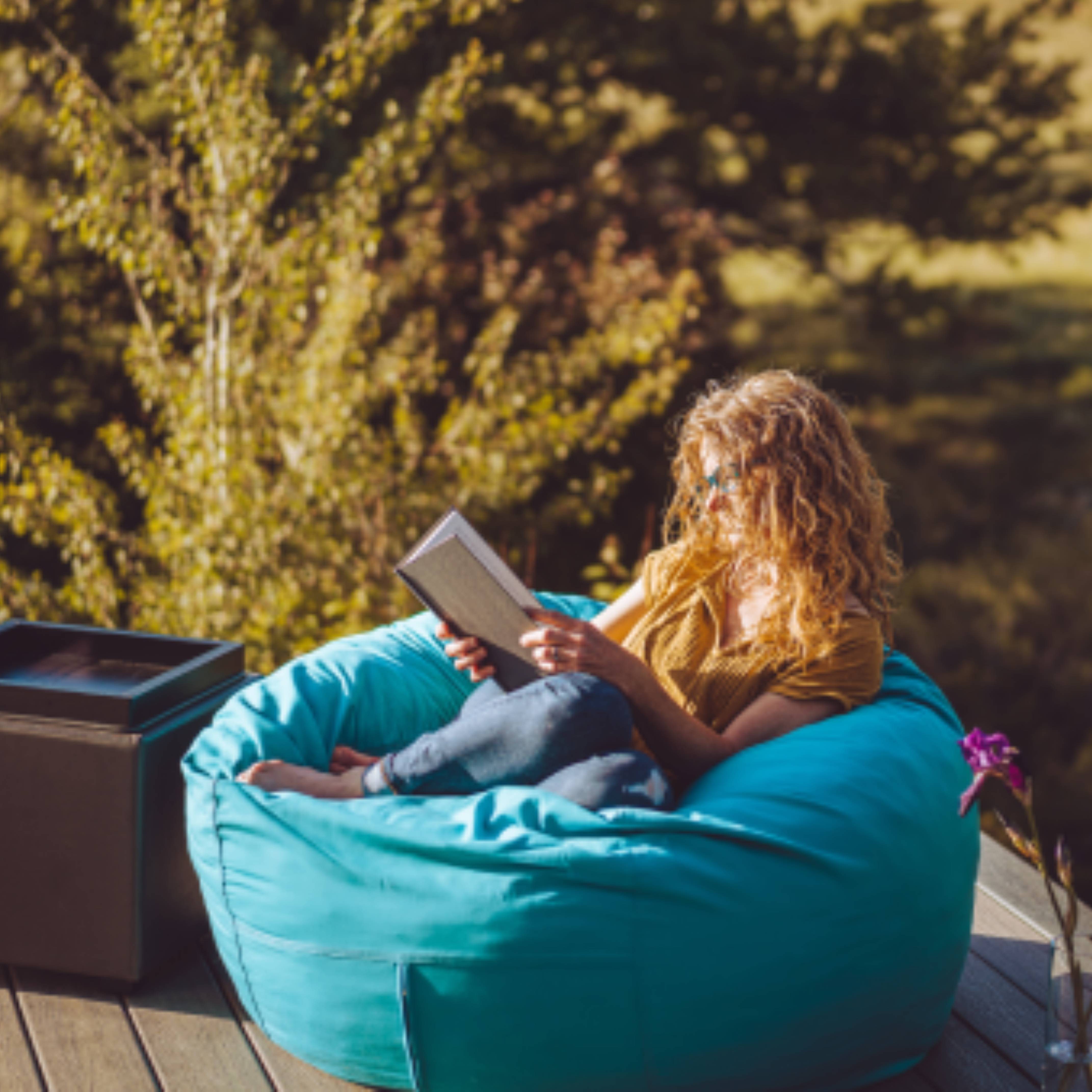 Premium Outdoor Bean Bag Chair - Waterproof & Weather-Resistant for Patio, Poolside, and Backyard Relaxation