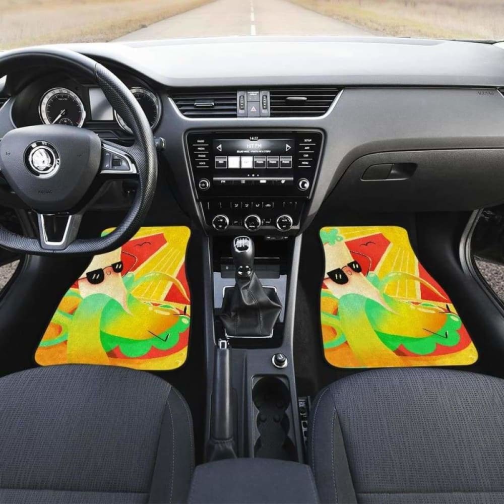 Non-Slip Banana Car Floor Mats - Waterproof & Durable All-Weather Protection for Sedans, SUVs & Trucks - Perfect for Road Trips, Commuting & Outdoor Adventures