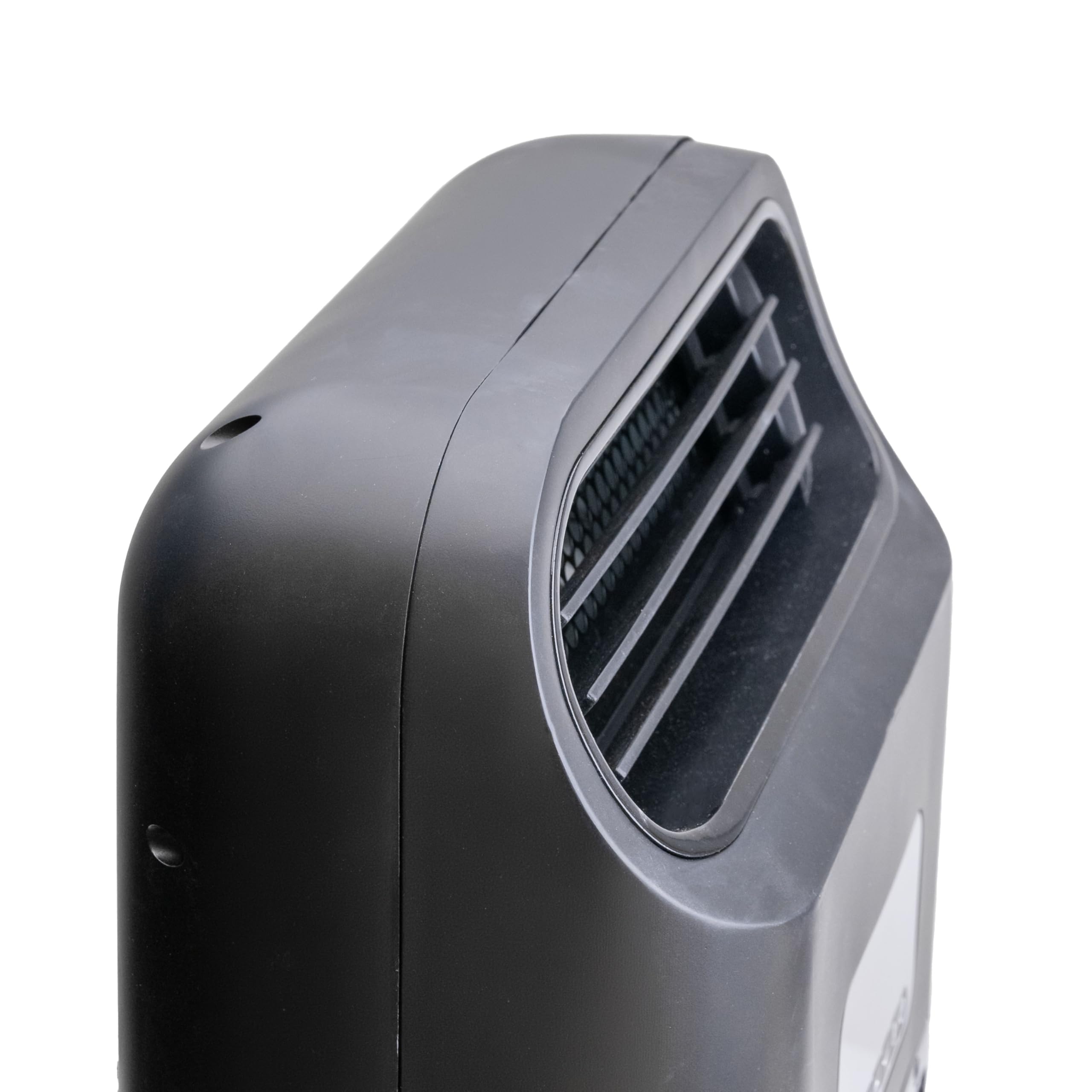 Comfort Zone Wall Mountable Space Heater for Indoor & Garage Use - 18 Inch Black Electric Heater with Remote Control, 12H Timer, Adjustable Thermostat & 4 Heating Modes | Overheat Protection | Perfect for Bedrooms, Offices & Workshops