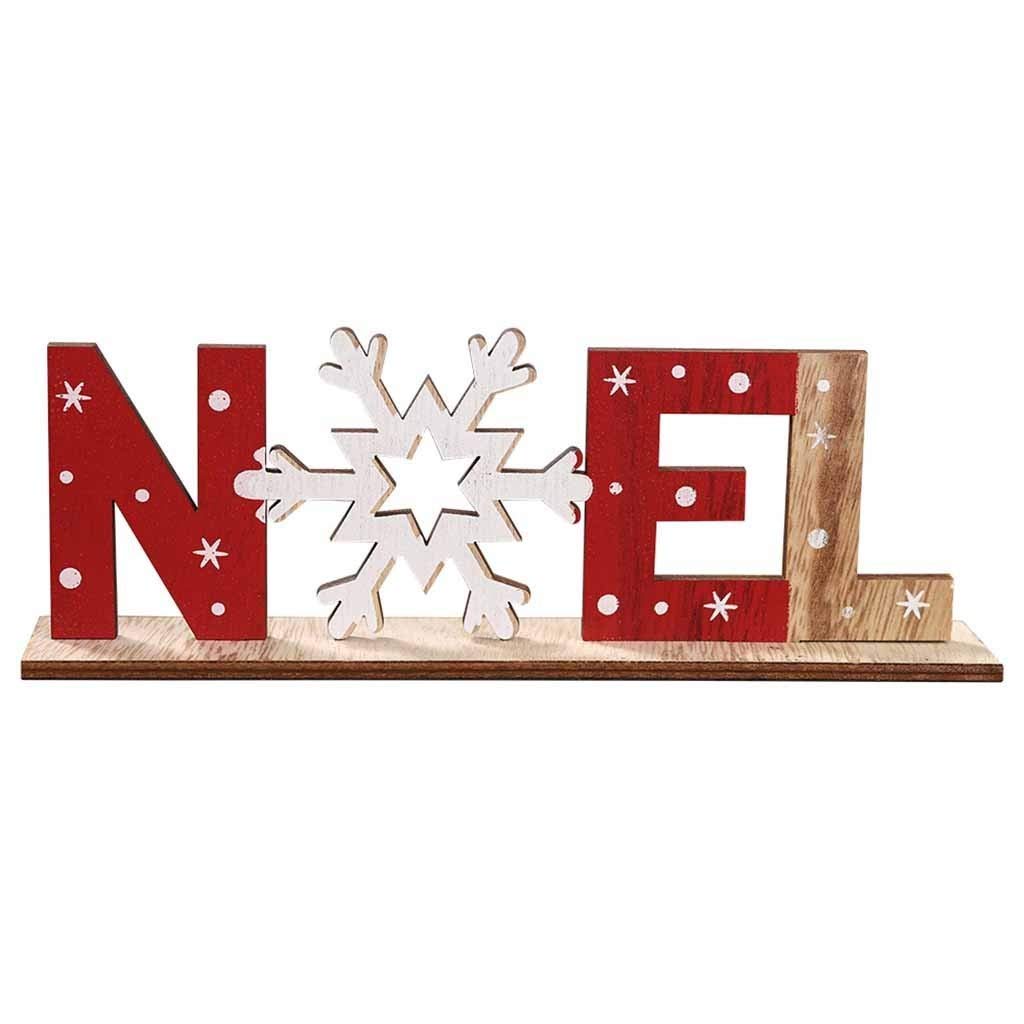 Festive Xmas Santa Snowman Wooden Ornaments - Home Decor & Gift Ideas for Christmas Tree