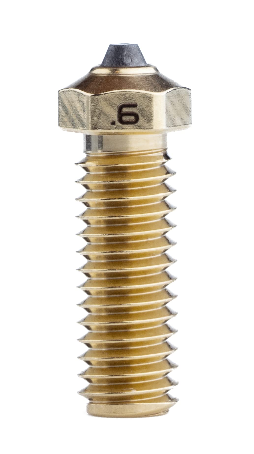 Diamondback Nozzles – Volcano Compatible 3D Printer Nozzle with Polycrystalline Solid Diamond Tip – Enhanced Extrusion, Works with Any Filament, Durable & Wear Resistant for Long Life – Improved Layer Adhesion – Made in USA (1.75mm x 0.6mm) – Perfect for High-Temp Printing, ABS, PLA, PETG & Professional 3D Printing Projects