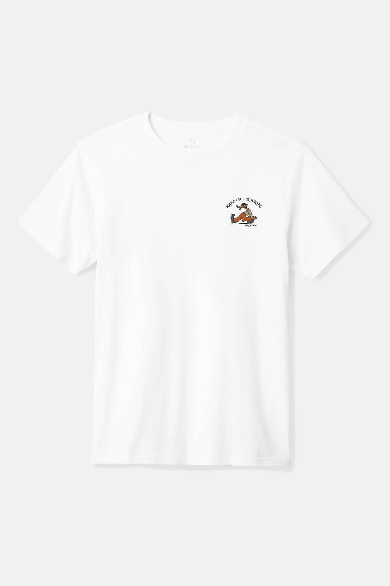 Stride Short Sleeve Tailored T-Shirt for Men - Classic White Cotton Tee - Perfect for Casual Wear, Office & Everyday Outfits