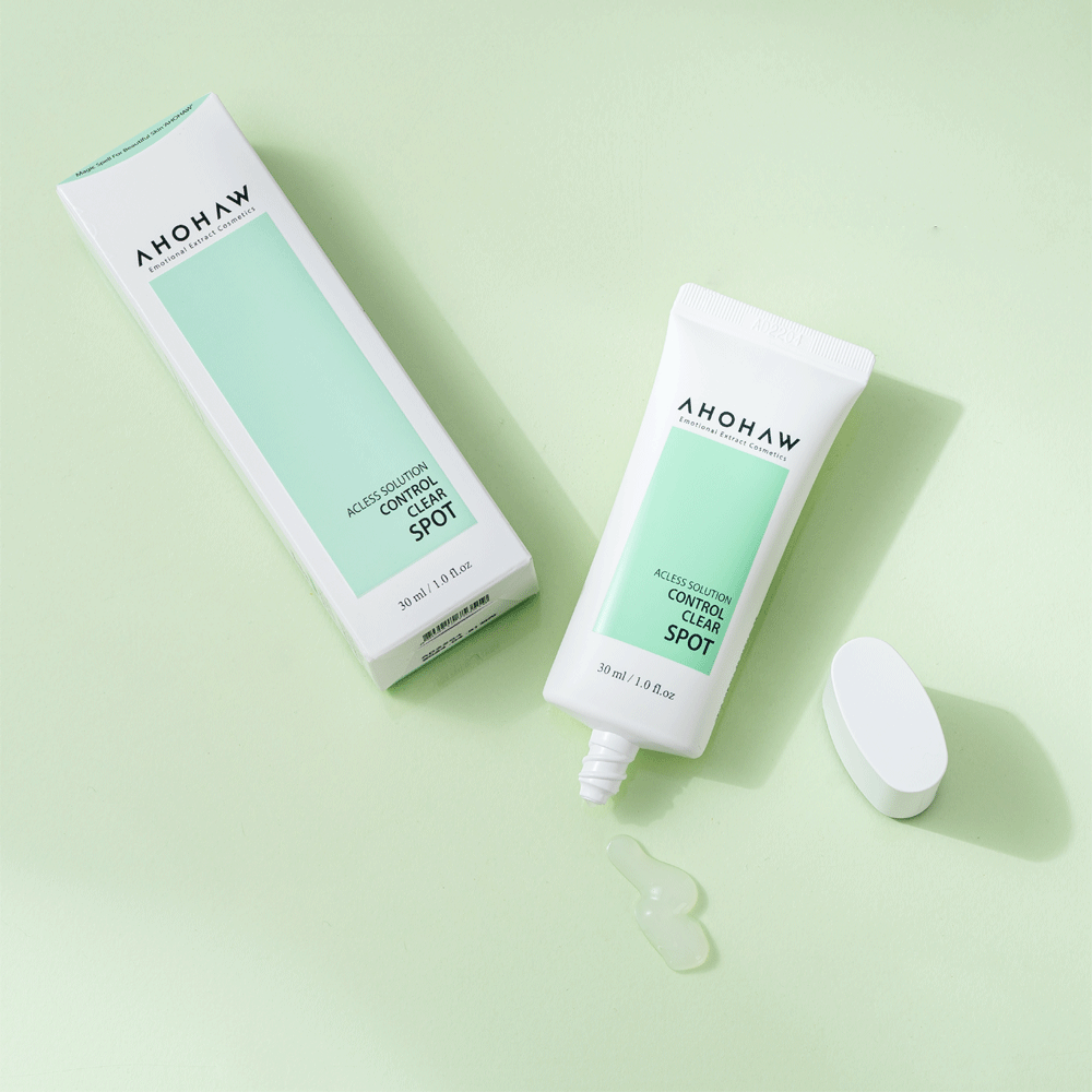 AHOHWA Control Clear Spot 30ml Acne Treatment - Fast-Acting Blemish Solution for Face & Body - Perfect for Teen & Adult Skin Care Routine