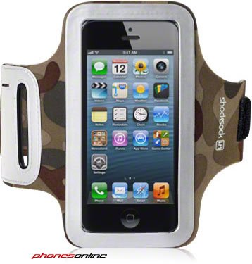 Apple iPhone 5 Sports Armband - Adjustable Camouflage Design for Running, Gym & Outdoor Workouts - Secure Fit for iPhone 5/5S - Perfect for Jogging, Fitness & Active Lifestyle