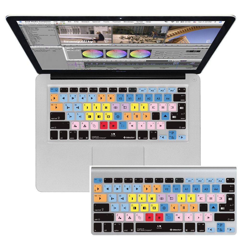 Avid Media Composer Keyboard Cover for MacBook Pro 13