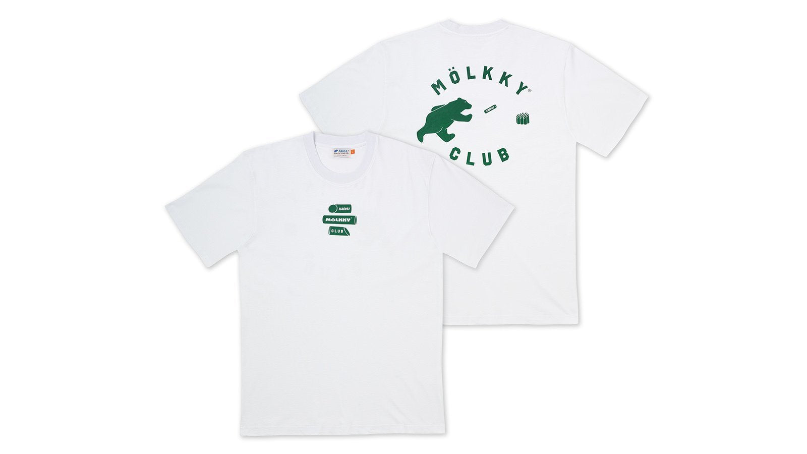 Premium Mölkky Club T-Shirt - White & Verdant Green | Comfortable & Stylish for Outdoor Games, Team Events & Casual Wear