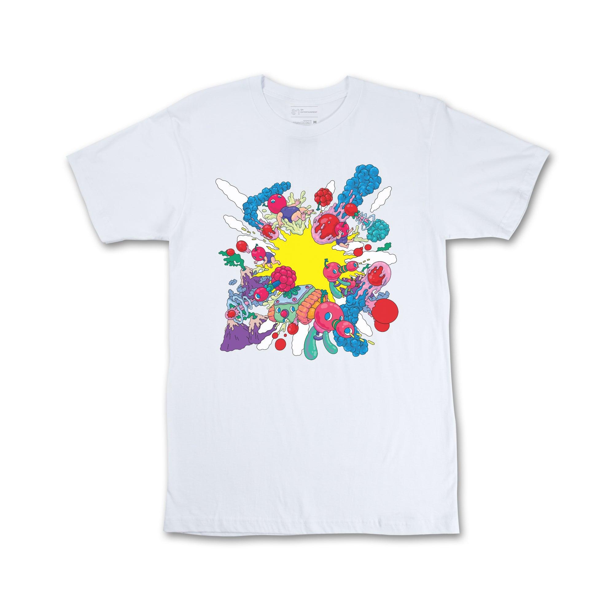 NCT 127 Official Cherry Bomb Graphic T-Shirt - Kpop Merchandise for Concerts & Fan Meetings - Perfect for Kpop Fans & Music Lovers