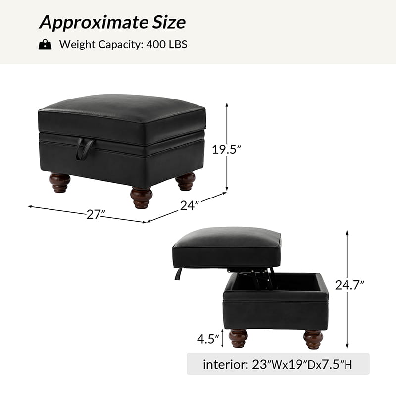 Amelia 2-Piece Living Room Furniture Set - Sofa & Loveseat (Multiple Styles Available) - Perfect for Small Spaces & Cozy Apartments