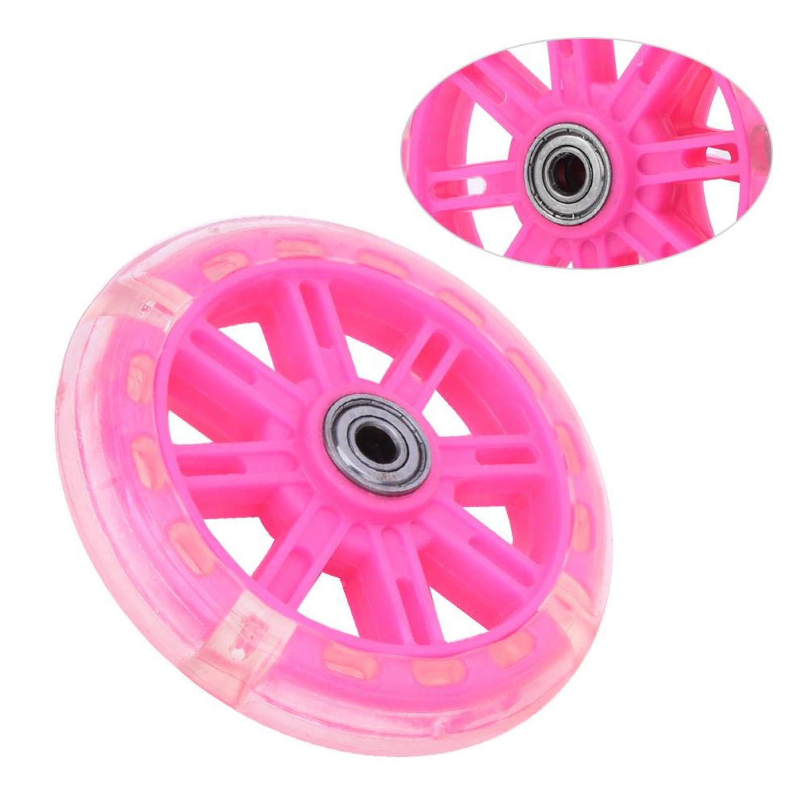 Pink Kids Bike Training Wheels - Sturdy Support Bracket Stabilizers for Toddler & Children's Bicycles | Outdoor Learning Bikes for Beginners | Perfect for First Ride Practice in Parks & Neighborhoods