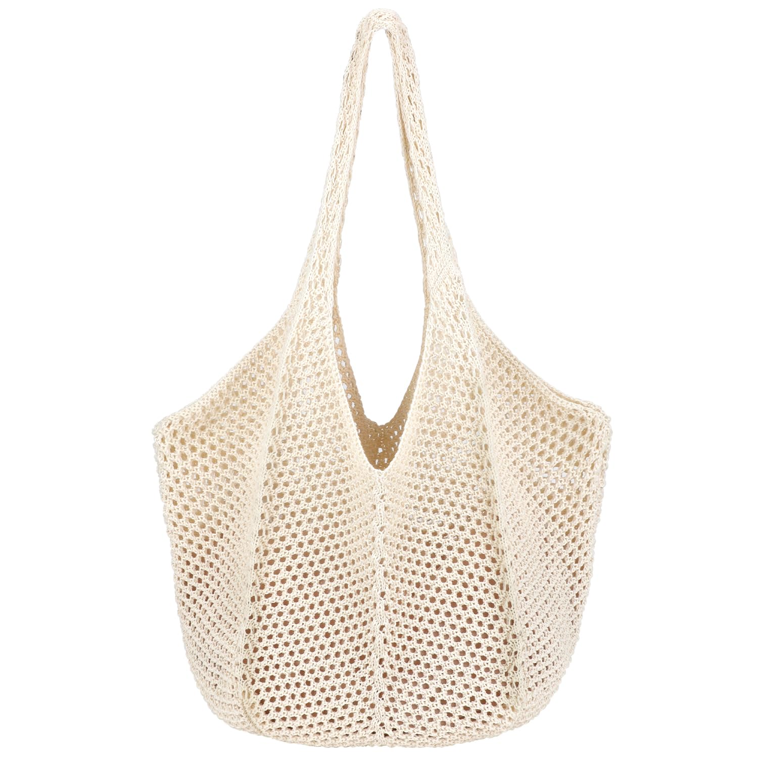 Hommtina Women's Straw Beach Bag - Crossbody Shoulder Bag for Summer Vacation, Boho Straw Purse for Beach, Pool, Picnic & Outdoor Activities