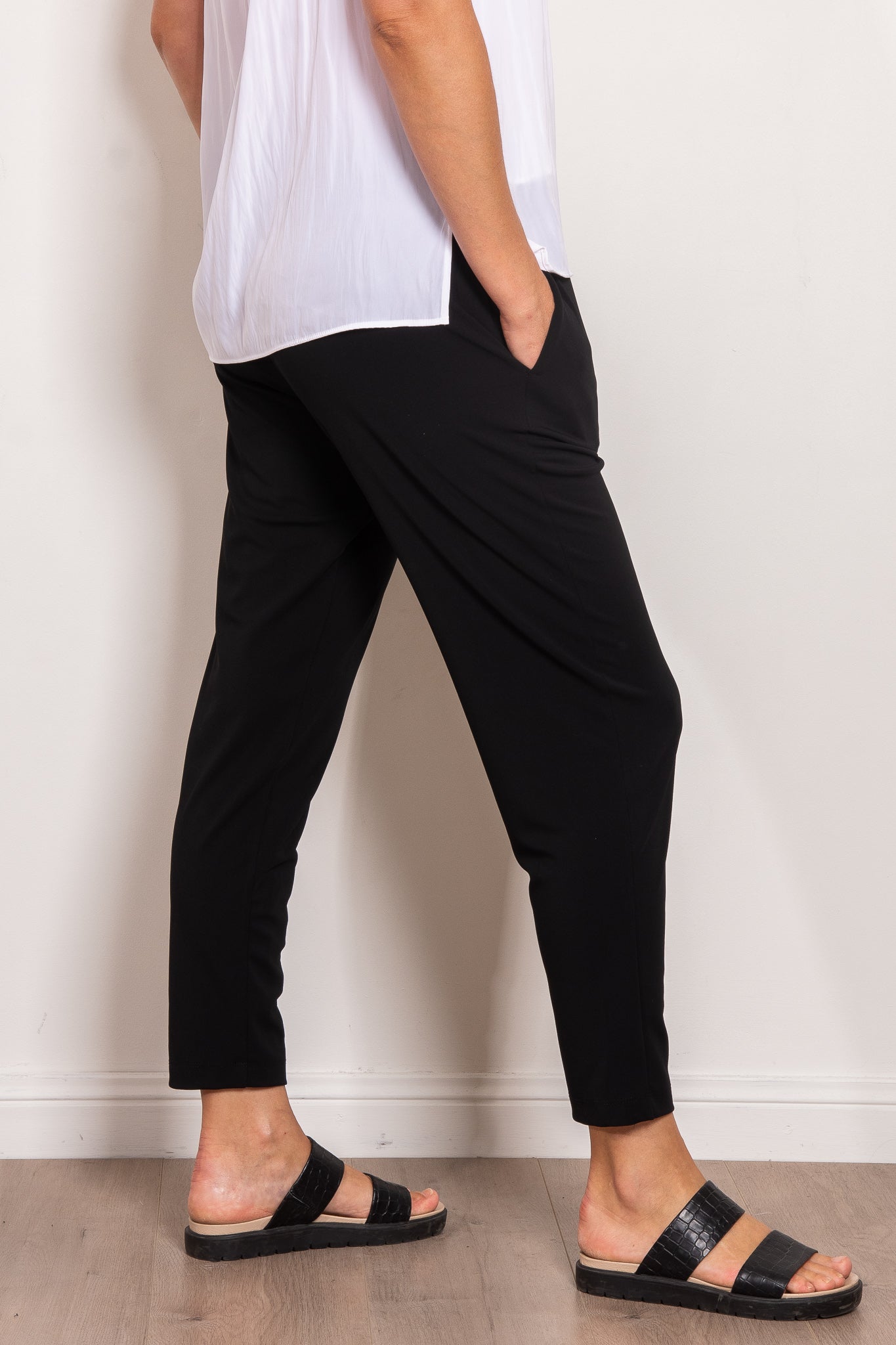 Mela Purdie Base Pant Powder Knit - Women's High-Waisted Stretch Yoga Pants for Workout, Lounge & Everyday Wear