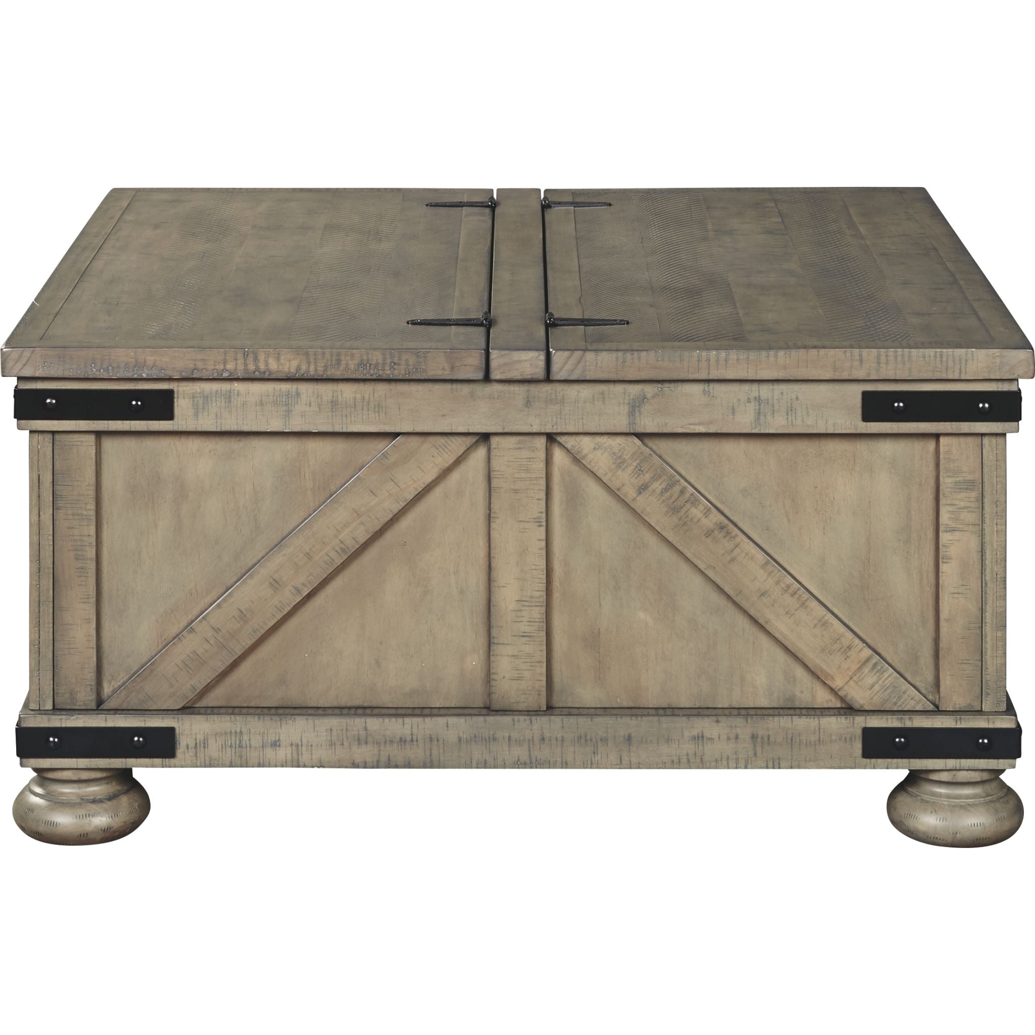 Modern Aldwin Coffee Table in Gray - Stylish Living Room Furniture for Small Spaces, Home Decor & Office Use