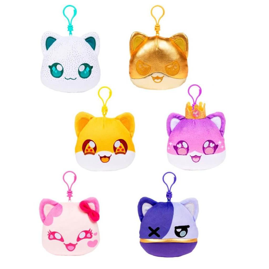 Aphmau MeeMeows Mystery Catface Clip Ons (Blind Bag) - Cute Cat Ear Hair Clips for Kids & Teens - Perfect for Cosplay, Dress Up, and Collectible Fun