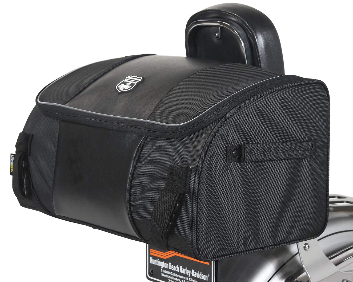 Nelson Rigg NR-250 Route 1 Traveler Lite Tour Trunk Bag - Waterproof Motorcycle Luggage for Harley Davidson Ultra, Indian Roadmaster & Honda Goldwing - Perfect for Long-Distance Rides & Road Trips (Black)