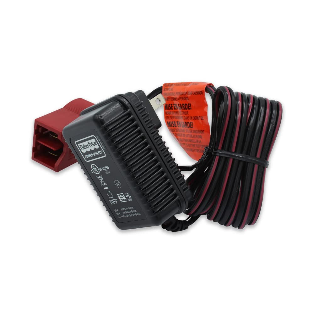 Replacement Battery Charger for Power Wheels Bigfoot Rapid - Compatible with Kids Ride-On Cars - Fast Charging & Safe for Outdoor Play