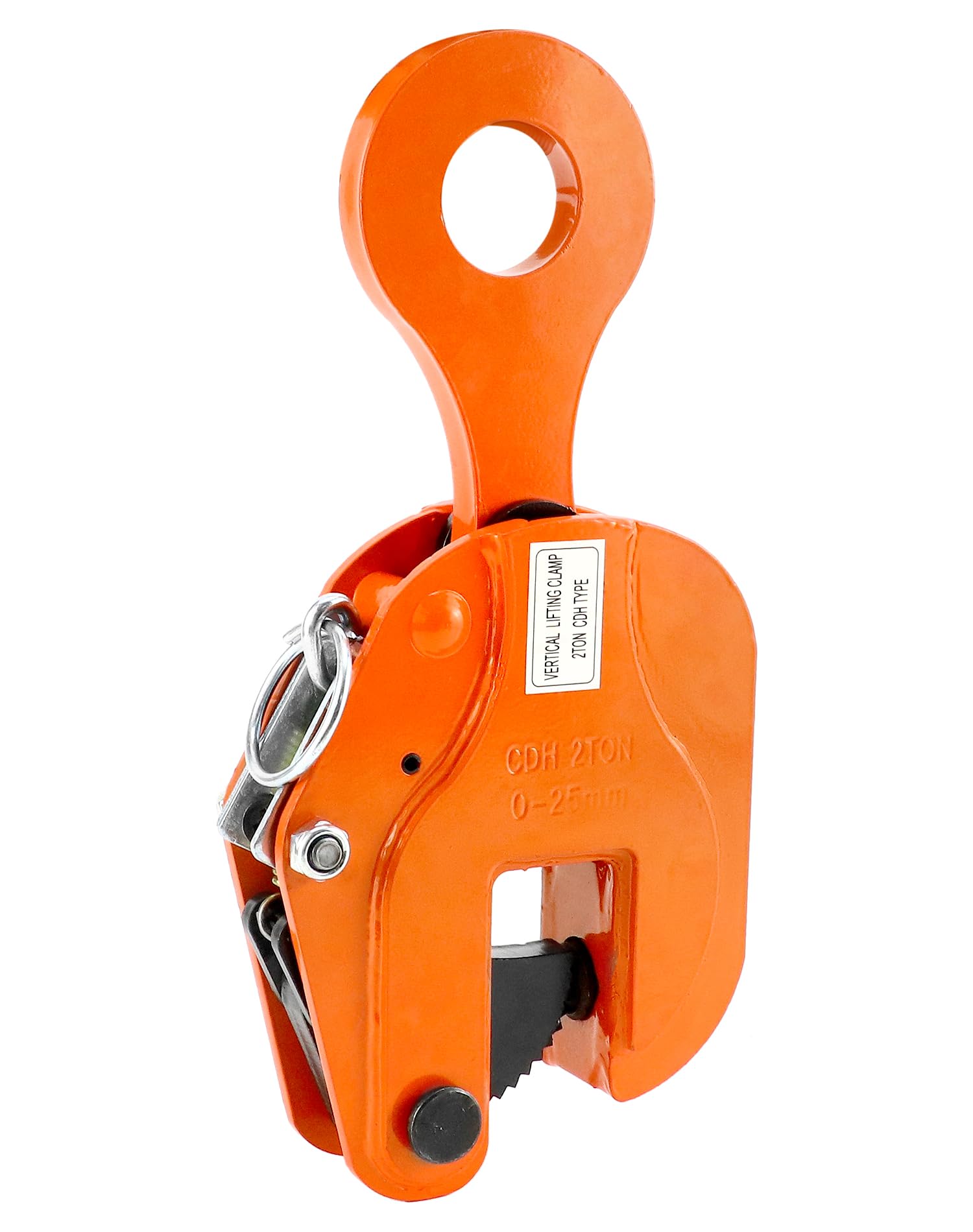 QWORK 2-Ton Heavy Duty Vertical Plate Lifting Clamp - 4400 lbs Capacity, Steel Sheet Metal Lifting Clamp for Welding, Construction & Metal Fabrication - Ideal for Steel Plate Handling, Workshop & Industrial Use