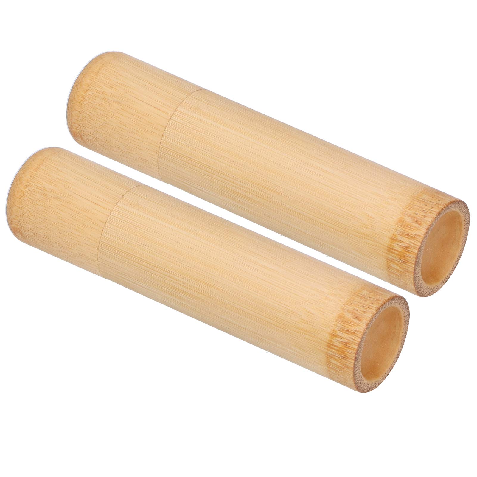Premium Bamboo Tea Storage Box Set - 2-Piece Eco-Friendly Bamboo Tea Canisters & Incense Holder - Durable Spice & Coffee Bean Containers for Kitchen, Pantry, or Tea Ceremony Use
