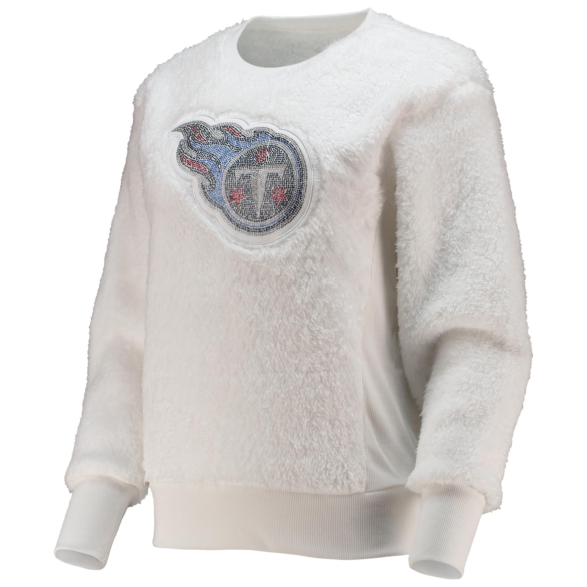 Tennessee Titans Women's White Milestone Tracker Pullover Sweatshirt - Comfortable NFL Fan Hoodie for Game Day, Tailgating & Casual Wear